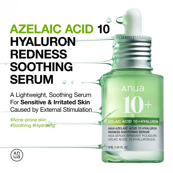 Anua Azelaic Acid 10 Hyaluron Redness Soothing Serum 30ml