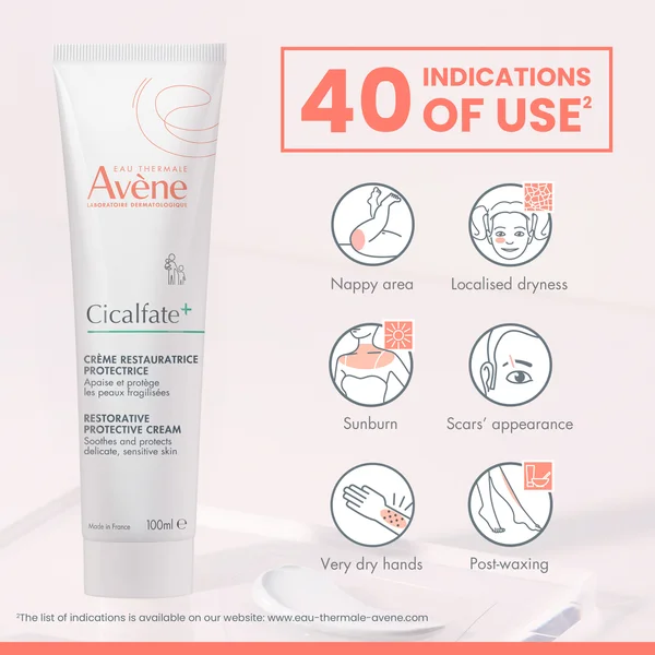 Avène Cicalfate+ Restorative Protective Cream For Very Sensitive Skin 100ml
