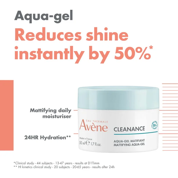 Avène Cleanance Mattifying Aqua-Gel For Oily Skin 50ml