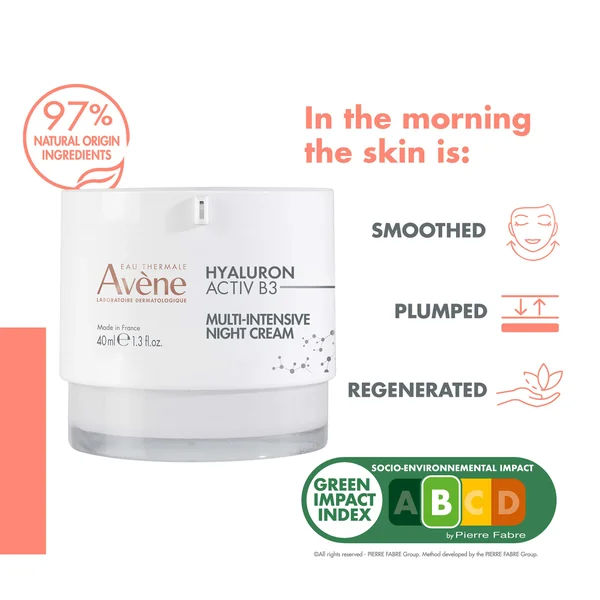 Avène Hyaluron Activ B3 Multi-Intensive Night Cream For Ageing Skin 40ml