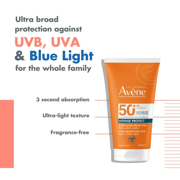 Avène Intense Protect SPF50+ Sun Cream For Very Sensitive Skin 150ml
