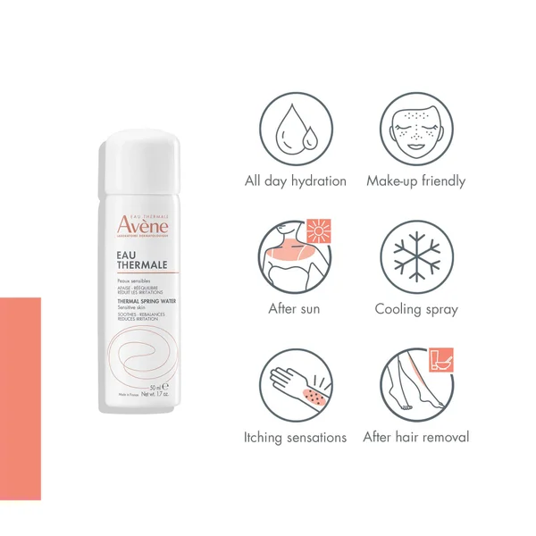 Avène Thermal Spring Water Spray For Sensitive Skin 50ml