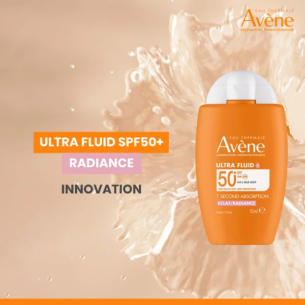 Avène Ultra Fluid Radiance SPF50+ For All Skin Types 50ml
