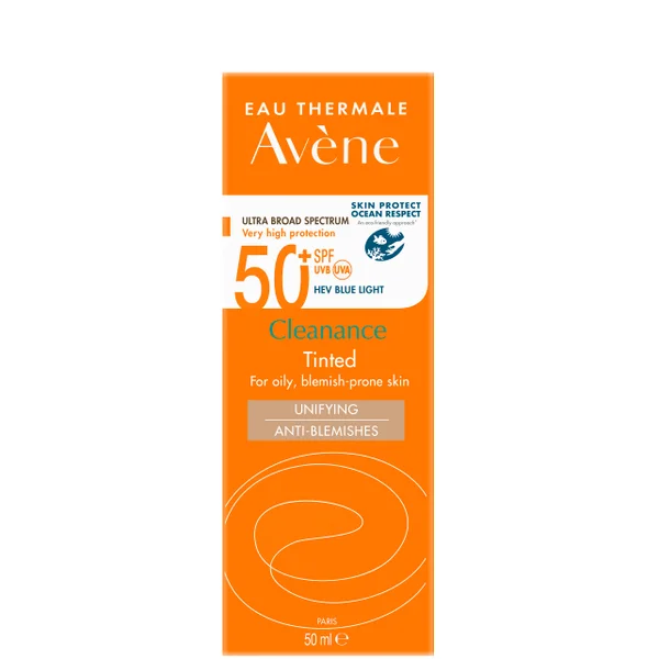 Avène Very High Protection Cleanance Tinted SPF50+ Sun Cream For Blemish-Prone Skin 50ml