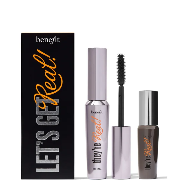 benefit Gifts & Sets Let's Get Real They're Real Full Size and Mini Mascara Duo