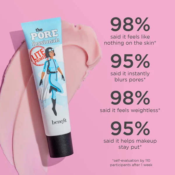 Benefit Porefessional Lite Ultra Lightweight Pore Minimising Face Primer Mini 7.5ml