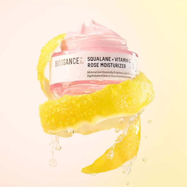 Biossance Squalane And Vitamin C Rose Moisturiser 50ml