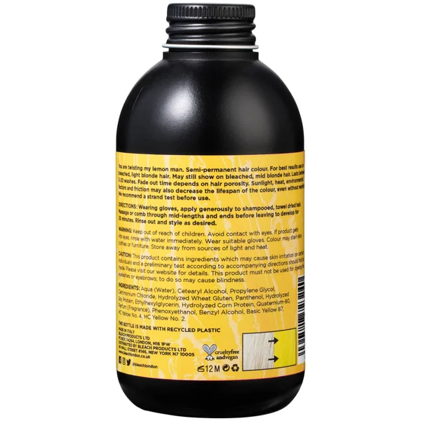 Bleach London Twisted Lemon Super Cool Colour 150ml