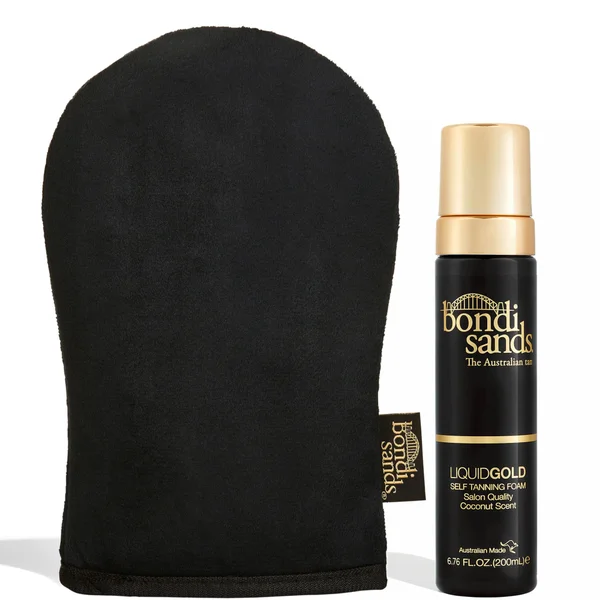 Bondi Sands Liquid Gold Self Tanning Foam + Mitt