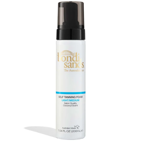 Bondi Sands Self Tanning Foam 200ml - Light/Medium + Mitt