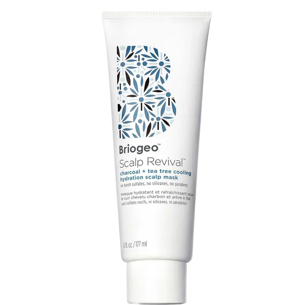 Briogeo Scalp Revival Charcoal + Tea Tree Cooling Hydration Scalp Mask for Dry Itchy Scalp 177ml