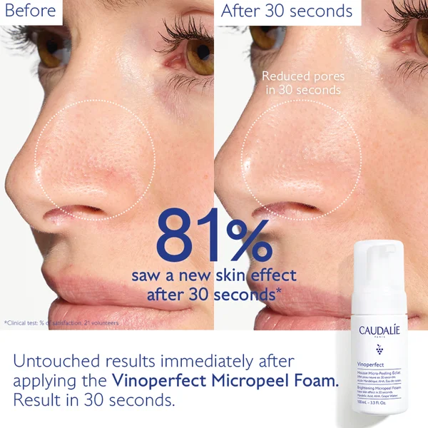 Caudalie Vinoperfect Brightening Micropeel Foam 100ml
