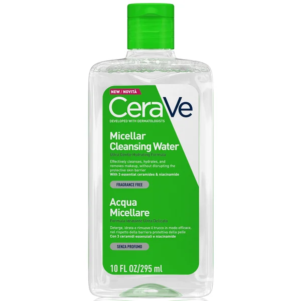 CeraVe Micellar Cleansing Water With Niacinamide & Ceramides For All Skin Types 295ml