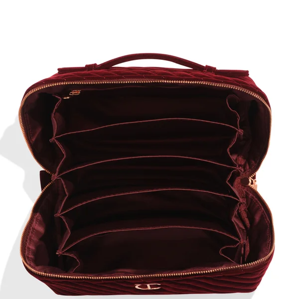 Charlotte Tilbury Organizer Velvet Makeup Bag - Large