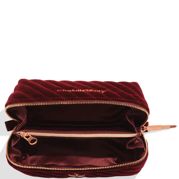 Charlotte Tilbury Organizer Velvet Makeup Bag - Small