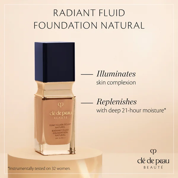 Clé De Peau Beauté Radiant Fluid Foundation Natural (Various Shades)