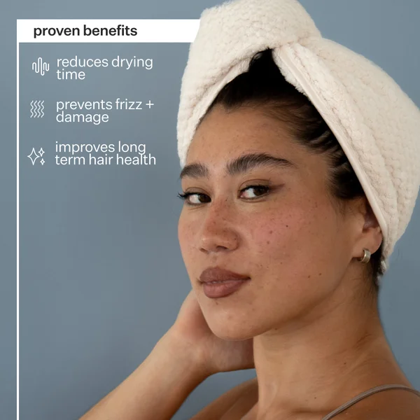 Act+Acre Microfiber Hair Towel