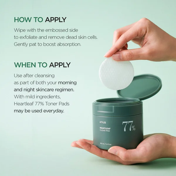 Anua Heartleaf 77 Clearpad 160ml