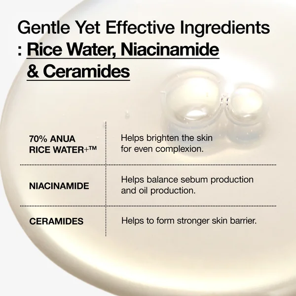 Anua Rice 70 Glow Milky Toner 250ml