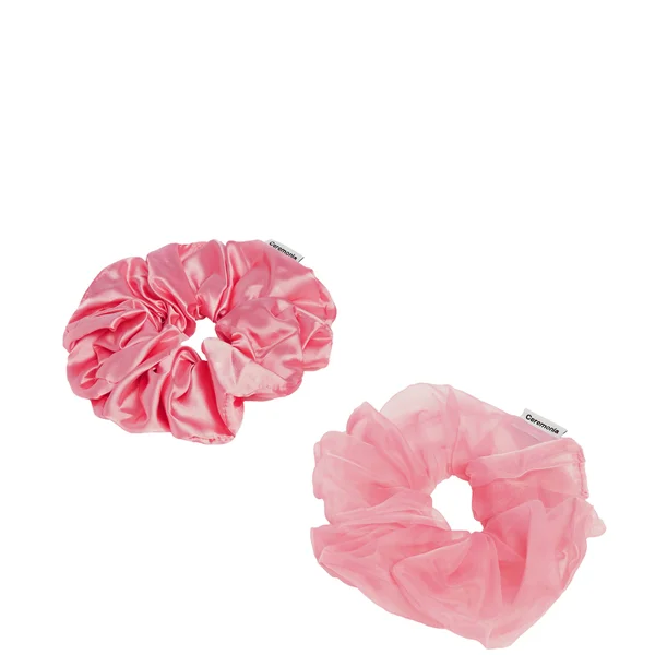 Ceremonia Scrunchie Duo - Chicle