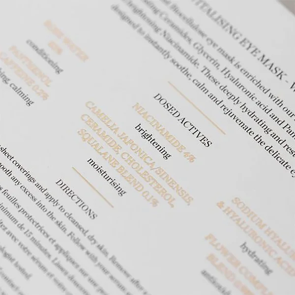 Decree SOS Revitalising Mask 6 X Masks