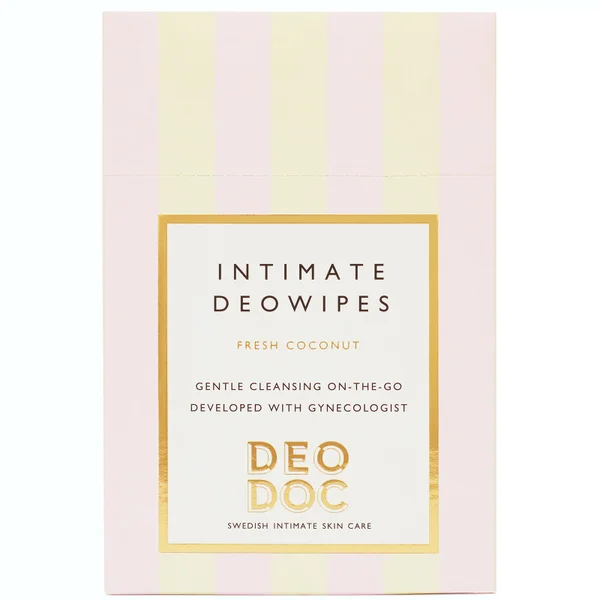 DeoDoc Intimate Deowipes Fresh Coconut