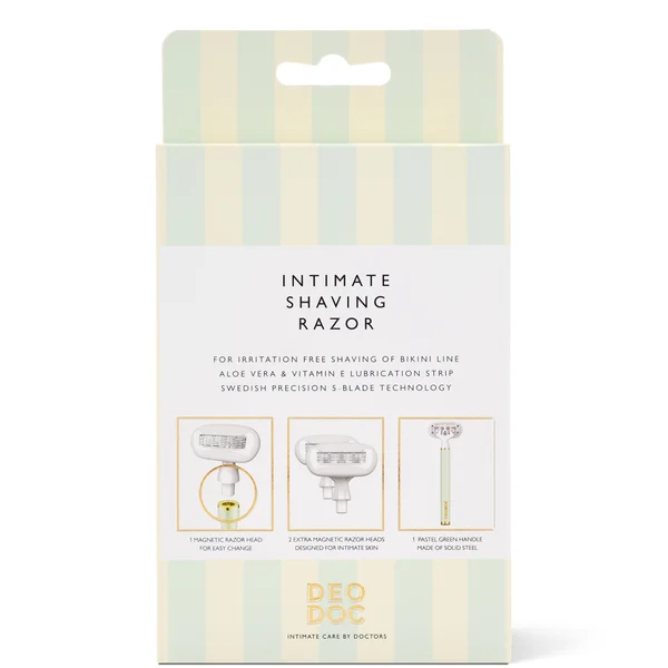 DeoDoc Intimate Shaving Razor - Green