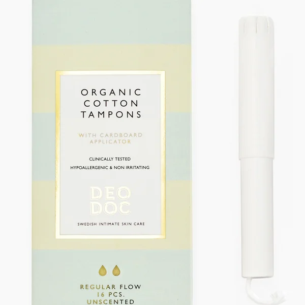 DeoDoc Organic Cotton Tampons Regular Flow