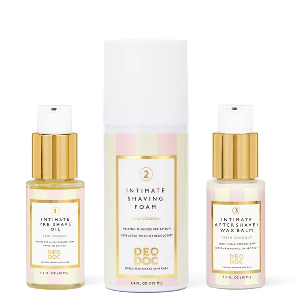 DeoDoc Shaving Kit Fresh Coconut