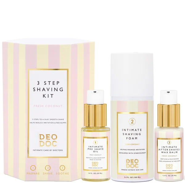 DeoDoc Shaving Kit Fresh Coconut