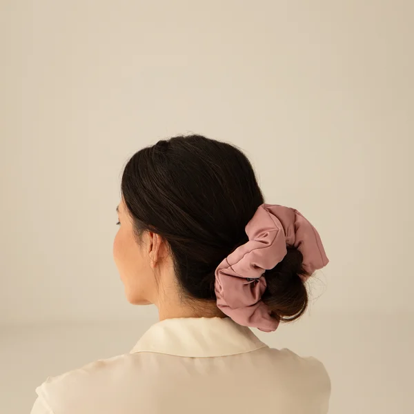 Drowsy Damask Rose Pillow Scrunchie