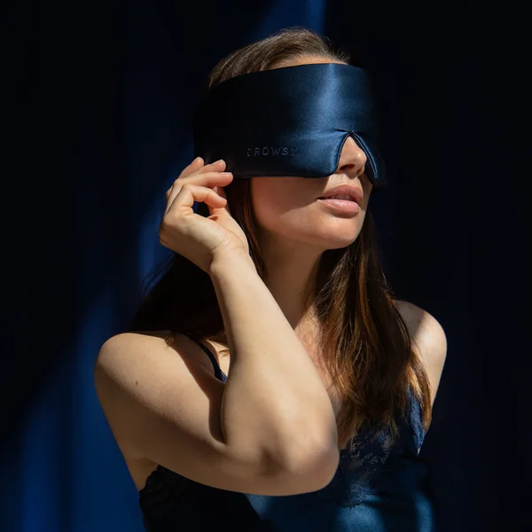 Drowsy Midnight Blue Sleep Mask