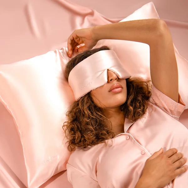 Drowsy Silk Pillowcase Sunset Pink