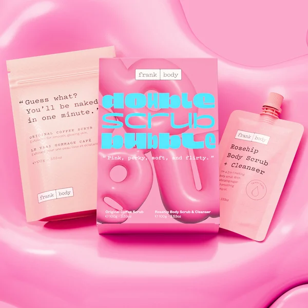 Frank Body Double Scrub Bubble Set