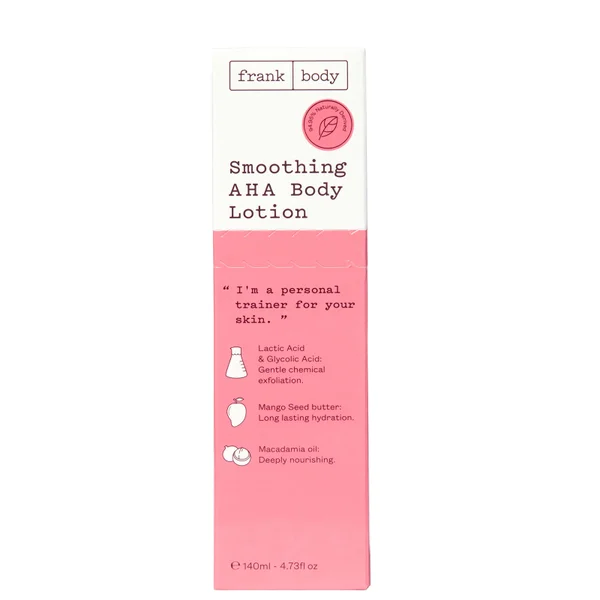 Frank Body Smoothing AHA Body Lotion 140ml