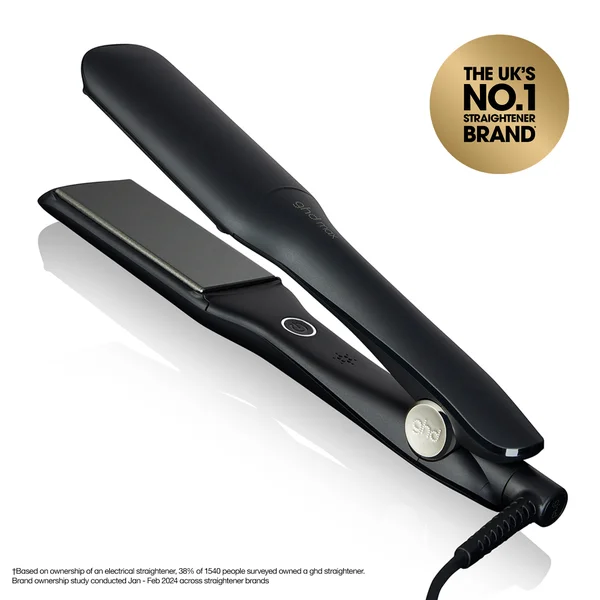 Ghd Max Wide Plate Hair Straightener - Black
