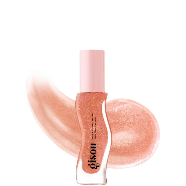 Gisou Honey Infused Lip Oil 8ml - Glazed Plum