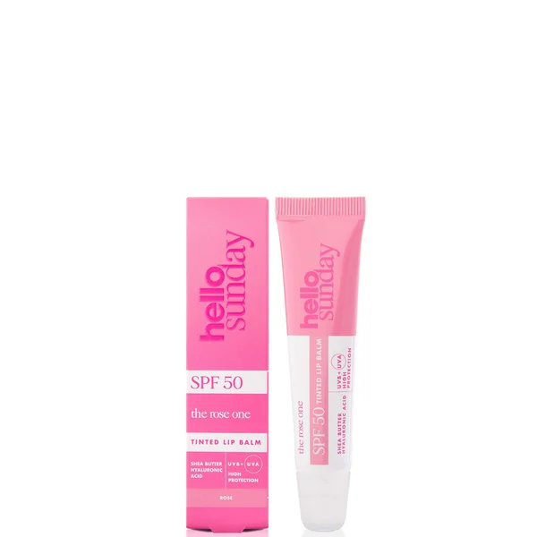 Hello Sunday Tinted Lip Balm SPF50 15ml - Rose