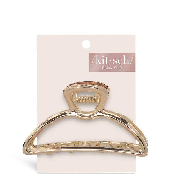 Kitsch Gold Open Shape Claw Clip