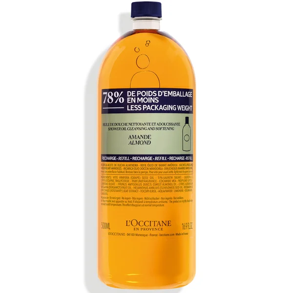 L'Occitane Almond Shower Oil Eco Refill 500ml