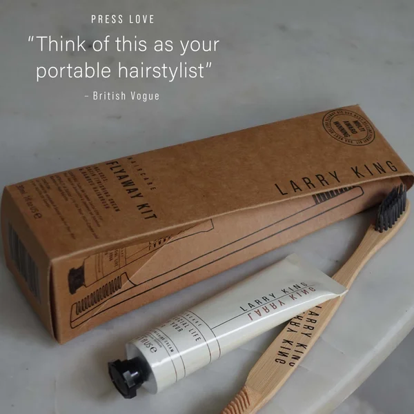 Larry King Haircare Flyaway With Me Kit