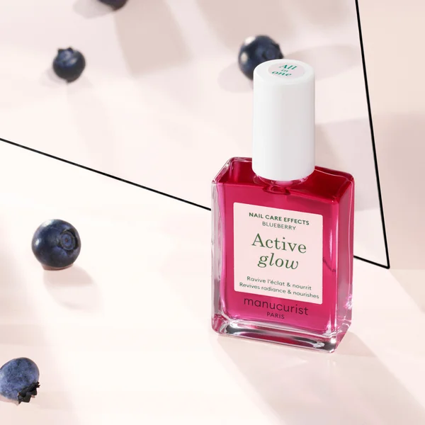 Manucurist Active Glow Polish 15ml - Blueberry