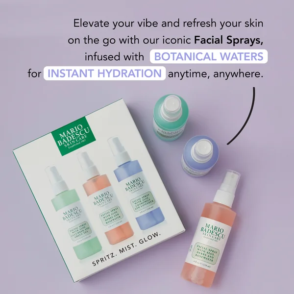 Mario Badescu Spritz. Mist. Glow
