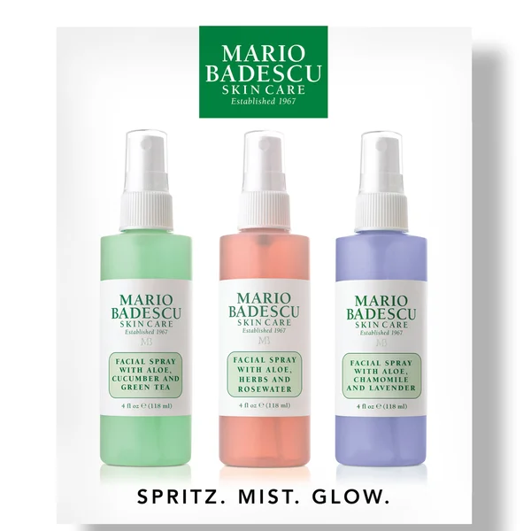 Mario Badescu Spritz. Mist. Glow