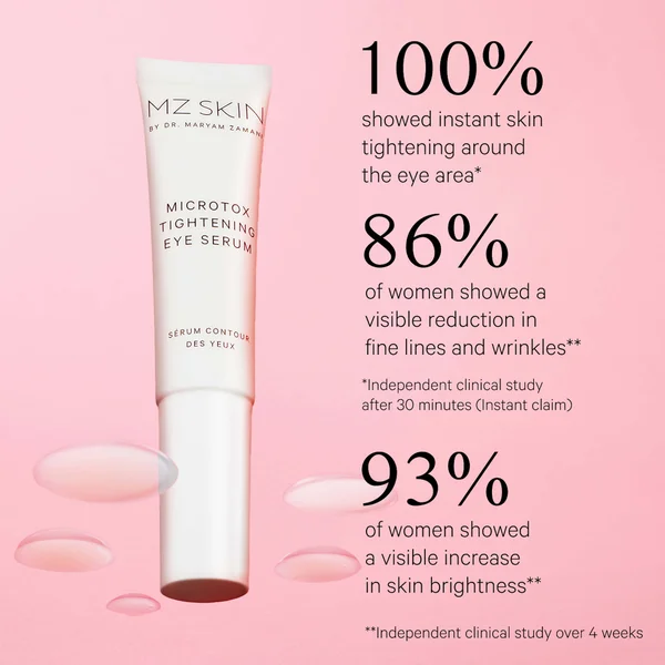 MZ Skin Microtox Tightening Eye Serum 15ml