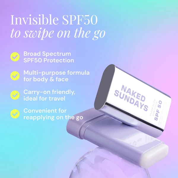 Naked Sundays Clear Glow Sun Stick SPF50