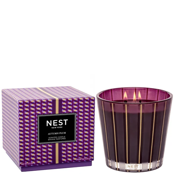NEST New York Autumn Plum  3 Wick Candle 600g