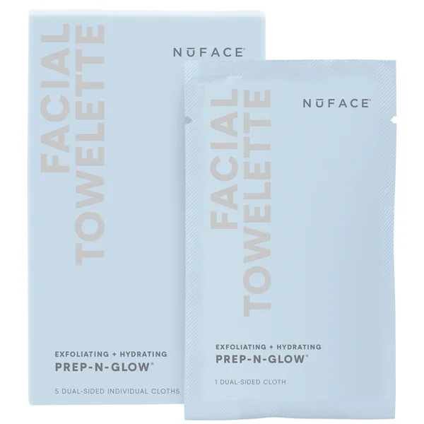 NuFACE Prep-N-Glow Facial Towelette (5 Pack)