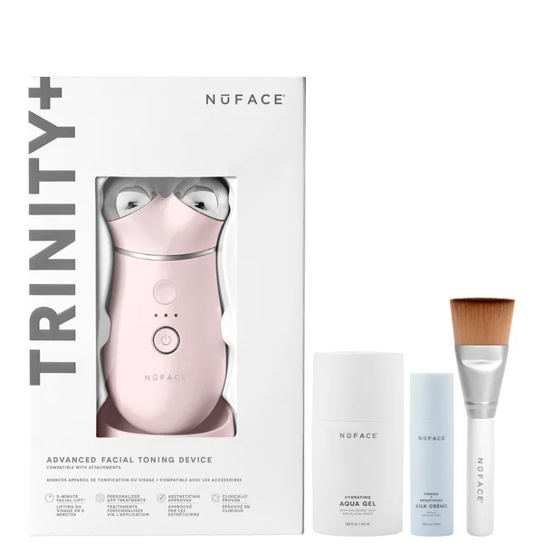 NuFACE Trinity+ Starter Kit - Sandy Rose