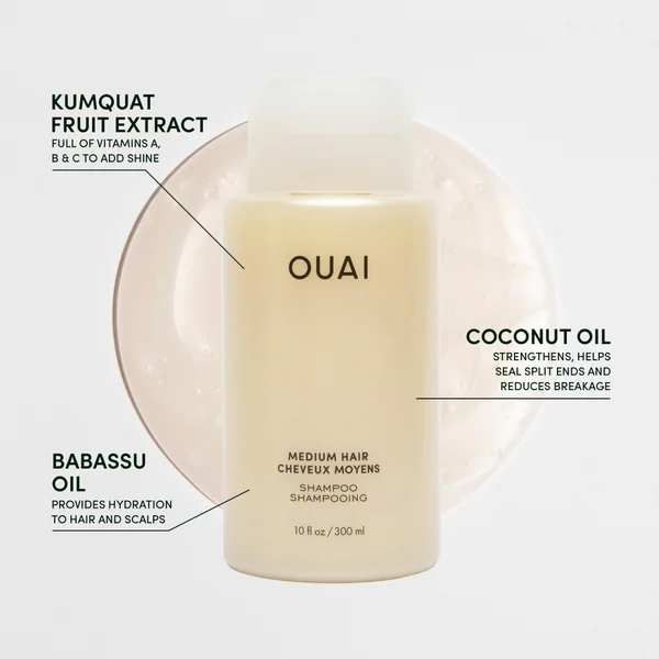 OUAI Medium Shampoo Travel Size 89ml